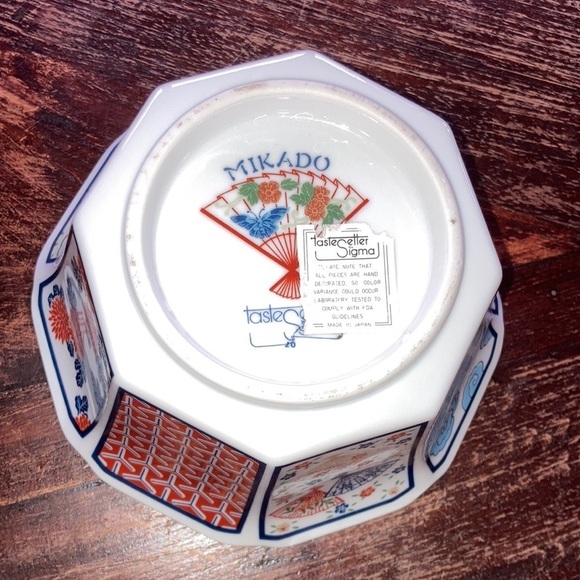 MIKADO Taste Setter By Sigma Hand Decorated Bowl. Made in Japan - Picture 5 of 6